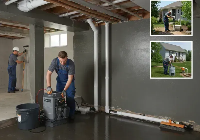 Basement Waterproofing and Flood Prevention process in Glen Alpine, NC